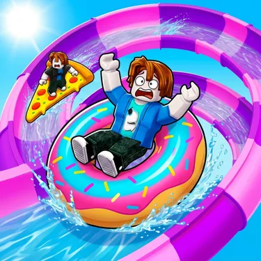 Climb waterslide and slide