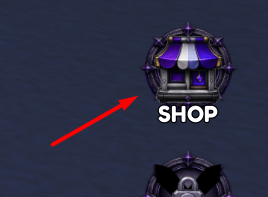The SHOP button in +1 DMG Per Revive