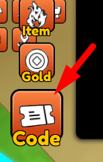 The Code button in +1 Blade Slayer