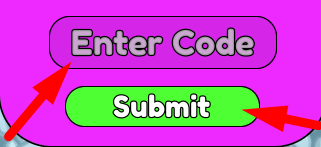 The code redeeming interface in +1 TNT Every Second
