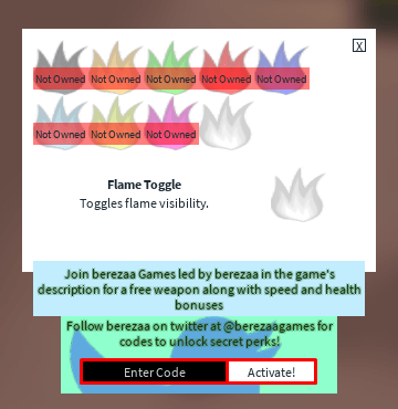 2 Player Gun Factory Tycoon claim code box