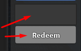 Text box and Redeem button to redeem codes in 67 KILLER