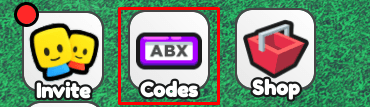 99 Nights Store Tycoon codes button