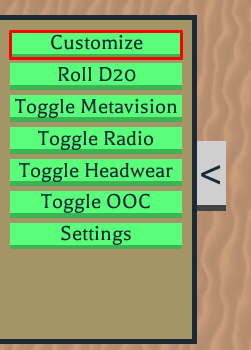 After The Flash: Mirage customize button