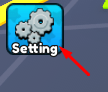 Setting icon in Airplane Training