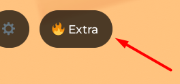 The Extra button in Anime Ball