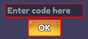 Anime Fantasy Kingdom enter codes box