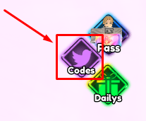 Anime Infinity codes button