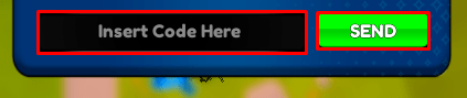 Anime Nexus enter codes box and send button