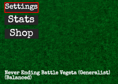 Anime Rifts settings button