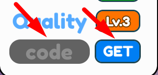 The code redeeming interface in Anime Training Master