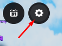Gear icon in Aura Battles