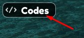 Codes icon in Aura Monster Simulator
