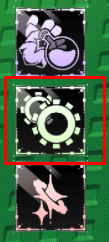 Azara's RNG settings button