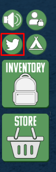 Backpacking Twitter icon