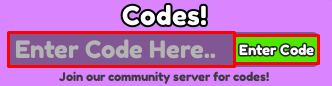 Baddies Brawl enter codes box
