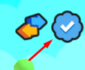 Check icon in Basketball Training!