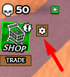 The Settings icon in Be a Snake