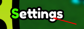 The Settings button in Benverse