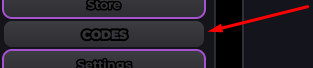 The CODES button in BitBall Z