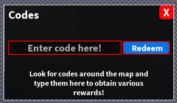 Bitcoin Miner enter codes box