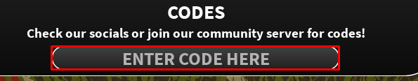 Borderland enter codes box