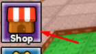 Shop icon in Brainrot Sniper