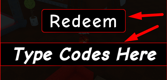 The code redeeming interface in Brick Defense