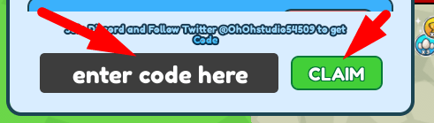 The code redeeming interface in Bro Rescue Simulator