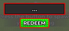 Build a Brainrot enter codes box and redeem button