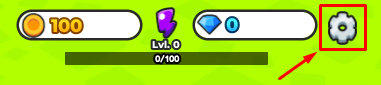 Build A Gym Tycoon settings icon