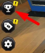 The awards icon in Burger Game