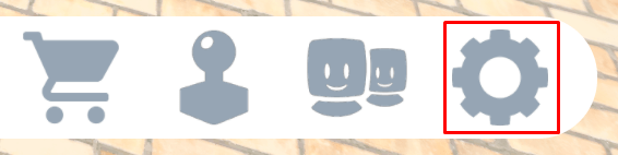Case Clicker settings icon
