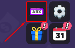 Cash Cash Idle ABX button