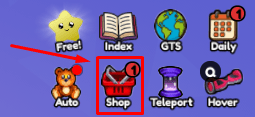 Claw Machine Simulator shop button