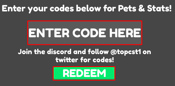 Clicker Realms X enter codes box