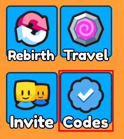 Clicking Universe codes button
