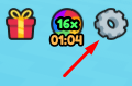 The settings button in Closest Build Wins