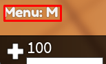 The Menu prompt in Combat Surf