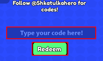Control Army enter codes box