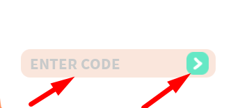 The code redeeming interface in Cooking Simulator