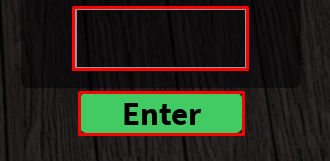Cozy Town RP enter codes box and enter button