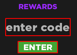 Craft a Boat enter codes box