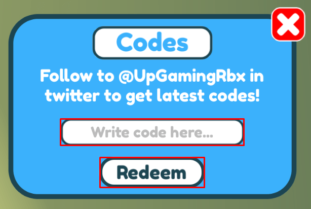 Destroyer Simulator enter codes box