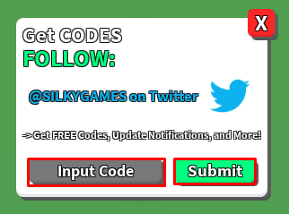 Interface to input game codes in Destruction Simulator