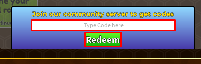 Dig All Dinos enter codes box and redeem button