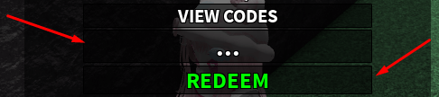 The ... box and REDEEM button in Divine Battleground