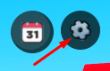 Gear icon in Dog Race