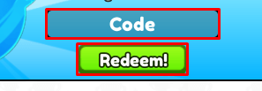 Dragon Racing enter codes box and redeem button