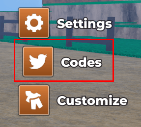 The codes button in Dragon Soul